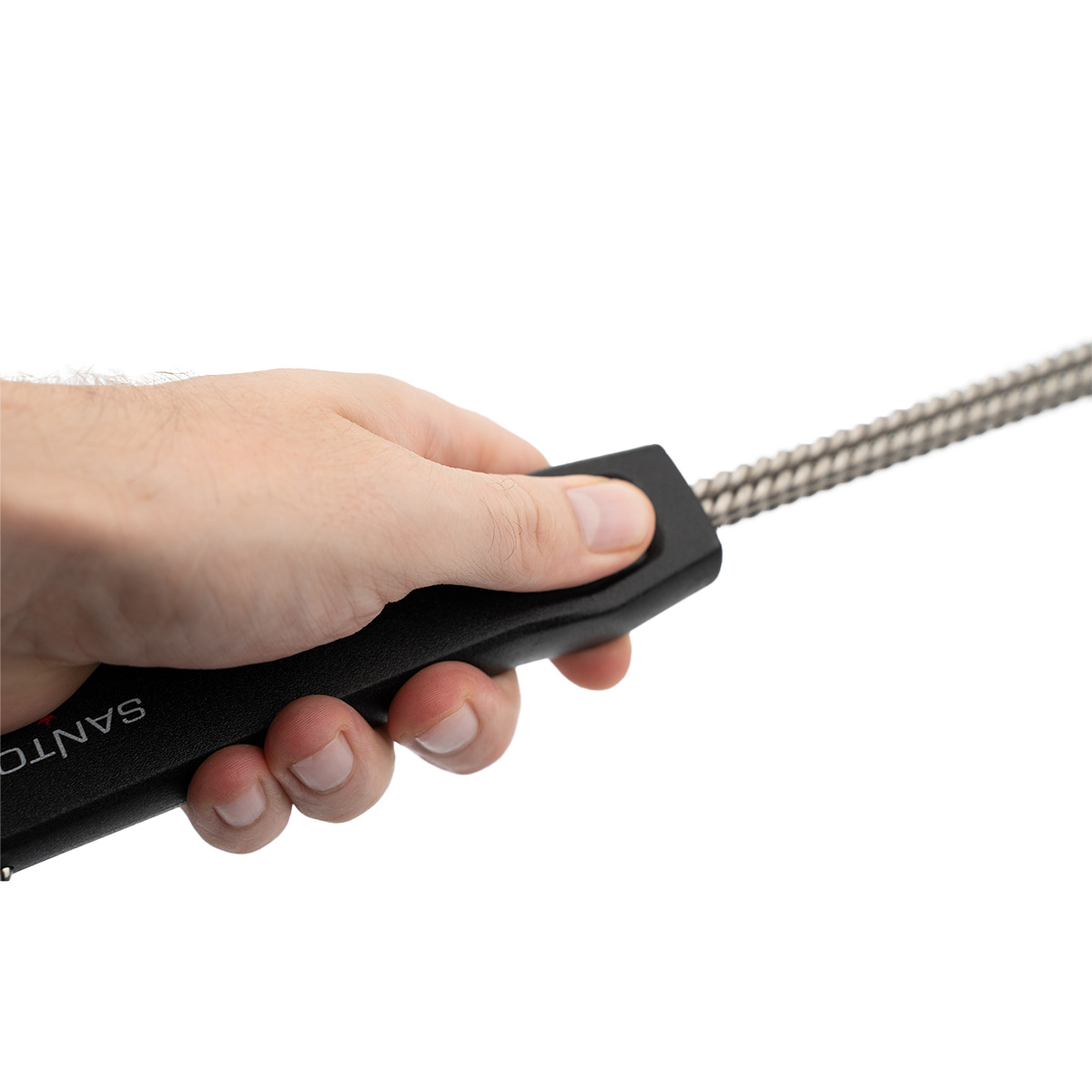 SANTOS 2-Kopf Grillbürste Edelstahl 45 cm