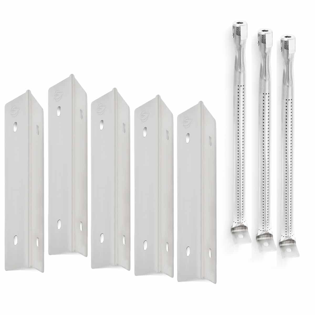 Napoleon Set 3 Brenner & 5 Flammbleche für Rogue 425