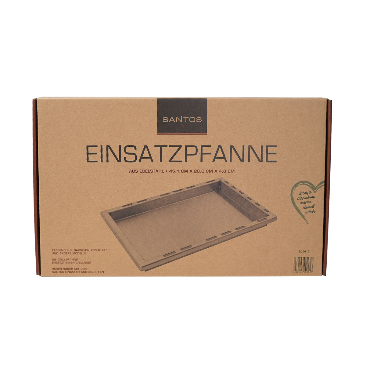 SANTOS Plancha | Einsatzpfanne für Napoleon Rogue 425 