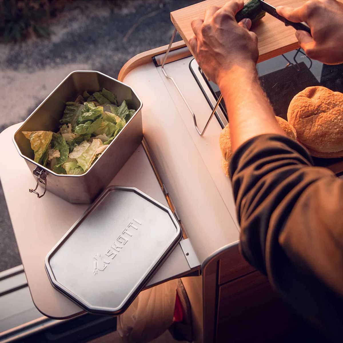 Skotti Boks Edelstahlbox 2,5 Liter Skotti Boks Edelstahlbox 2,5 Liter