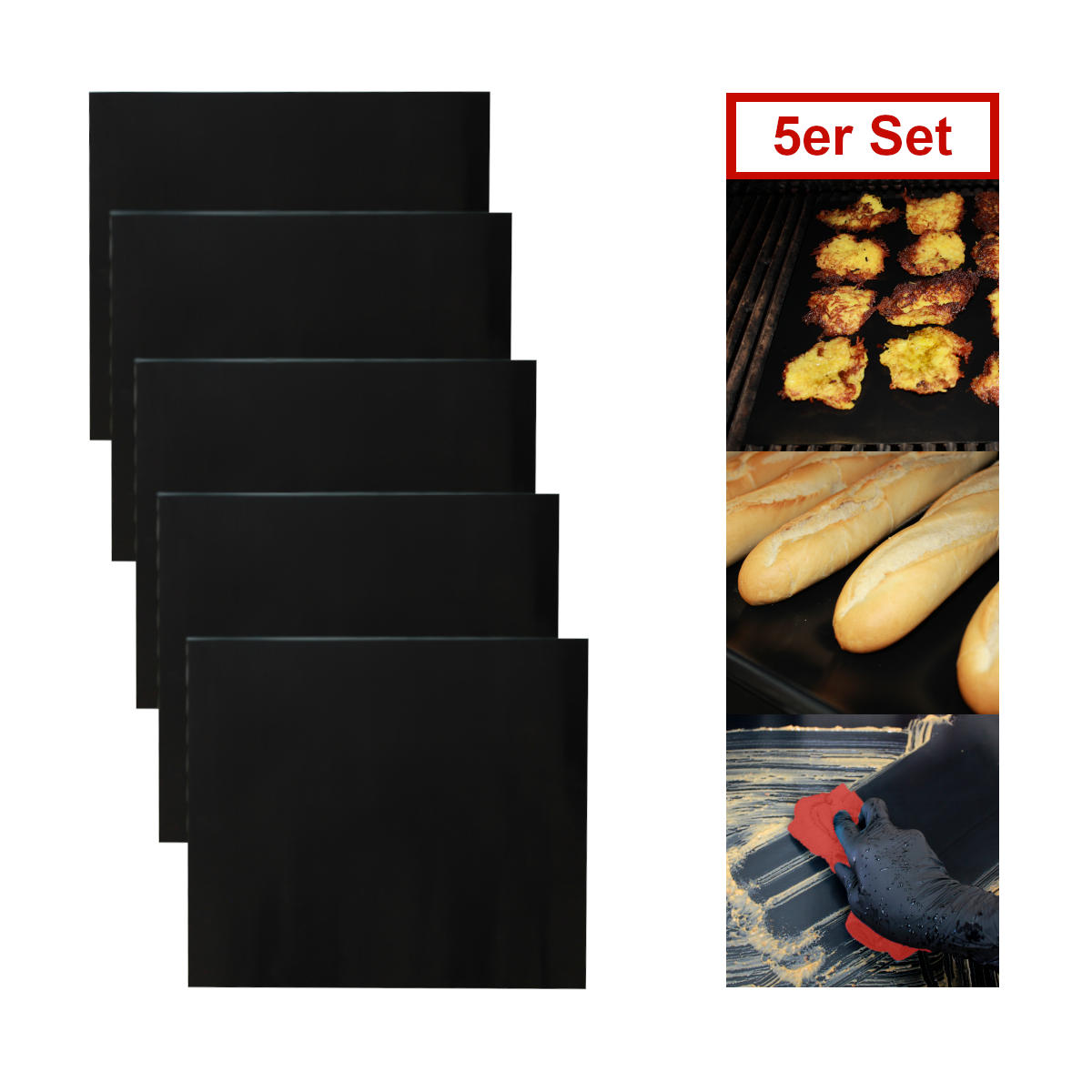 Santos Grillmatte 5er Set Santos Grillmatte 5er Set