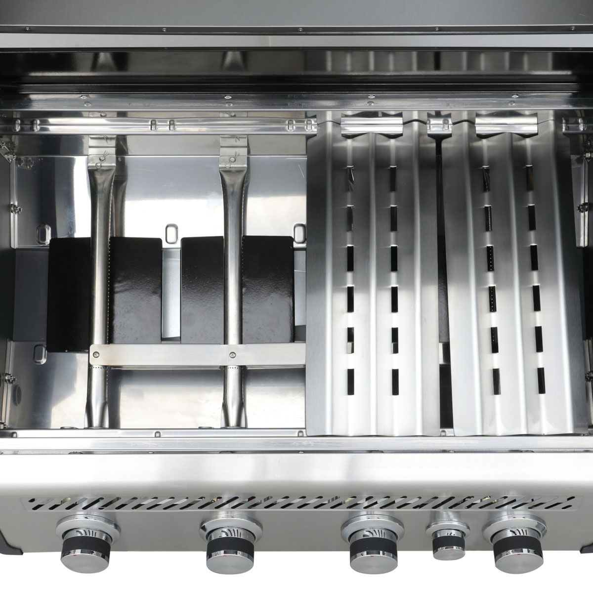 SANTOS S-410 Einbaugrill mit Heckbrenner, Edelstahl, Hauptbrenner SANTOS S-410 Einbaugrill mit Heckbrenner, Edelstahl, Hauptbrenner