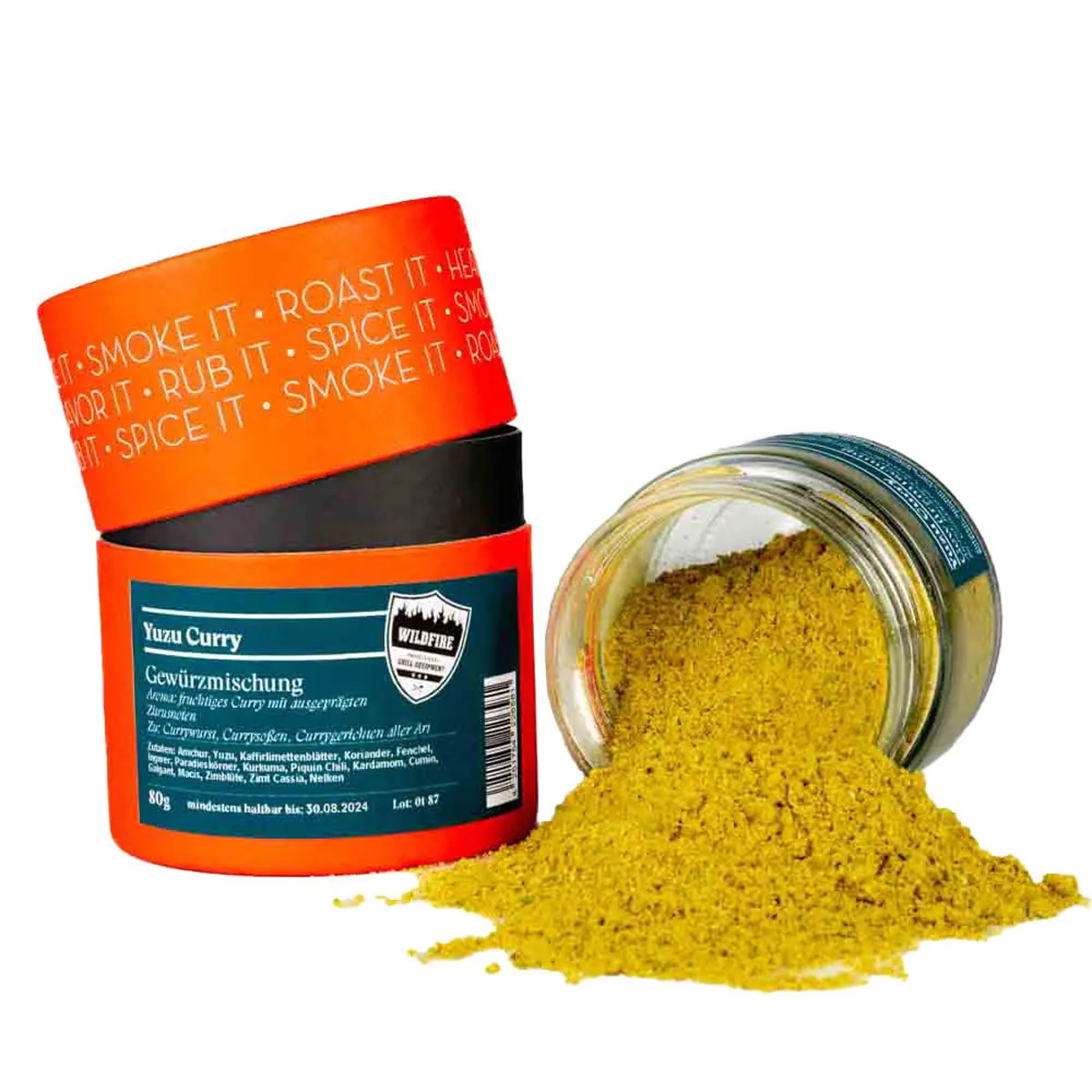 Big Green Egg Wildfire Yuzu Curry Gewürzmischung 80g Big Green Egg Wildfire Yuzu Curry Gewürzmischung 80g