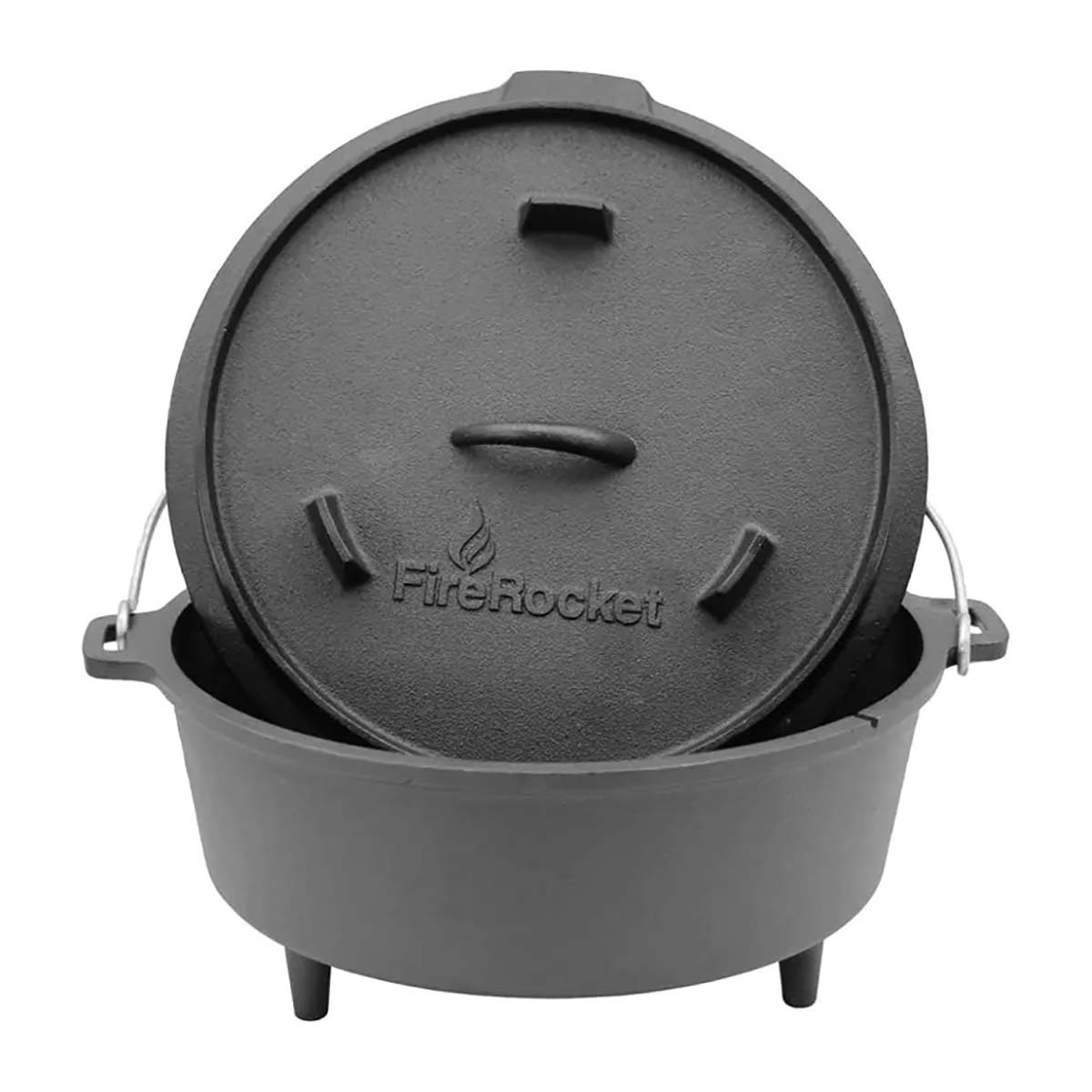 FireRocket Dutch Oven 6qt | 5,5L | mit Füßen