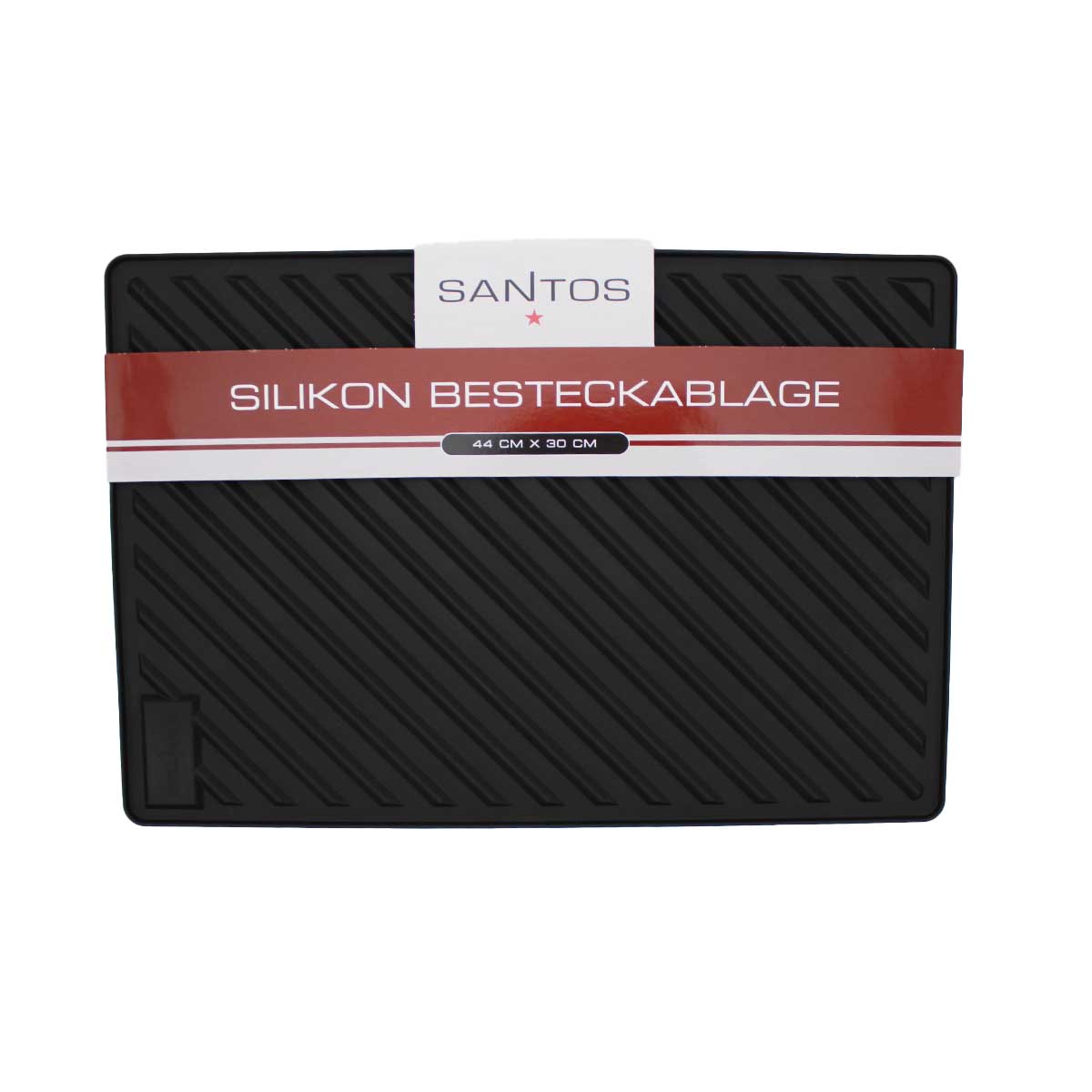 SANTOS Silikon Besteckablage für Grillzubehör | 44 x 30 cm