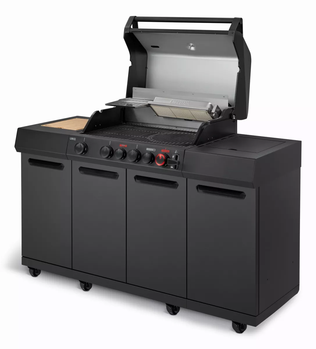 Enders UNIQ® 4 IK KITCHEN CRUSTER® SHADOW – Die Premium-Außenküche für anspruchsvolle Grillfans