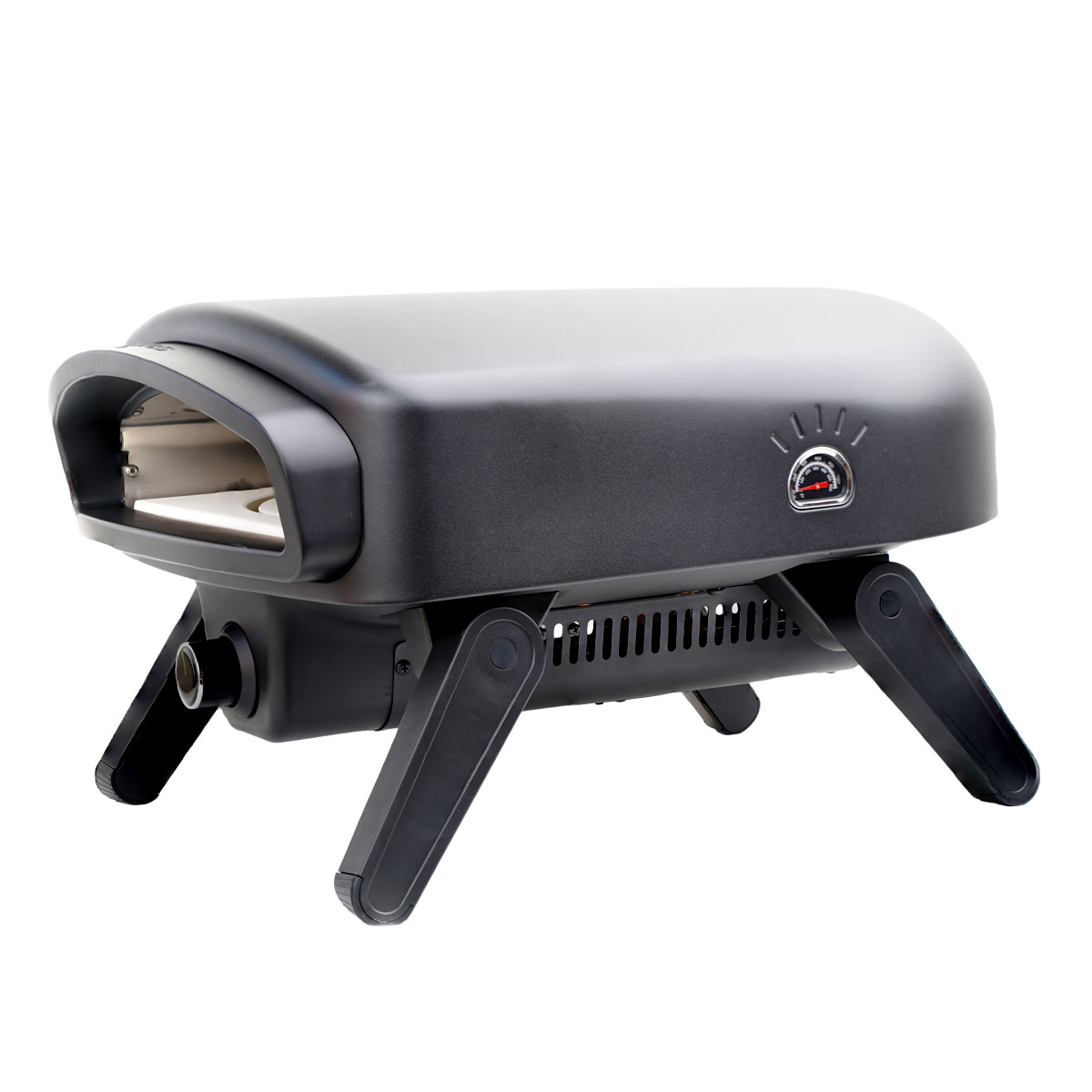 SANTOS O-140 Pizzaofen mit elektrischem Drehteller | Schwarz