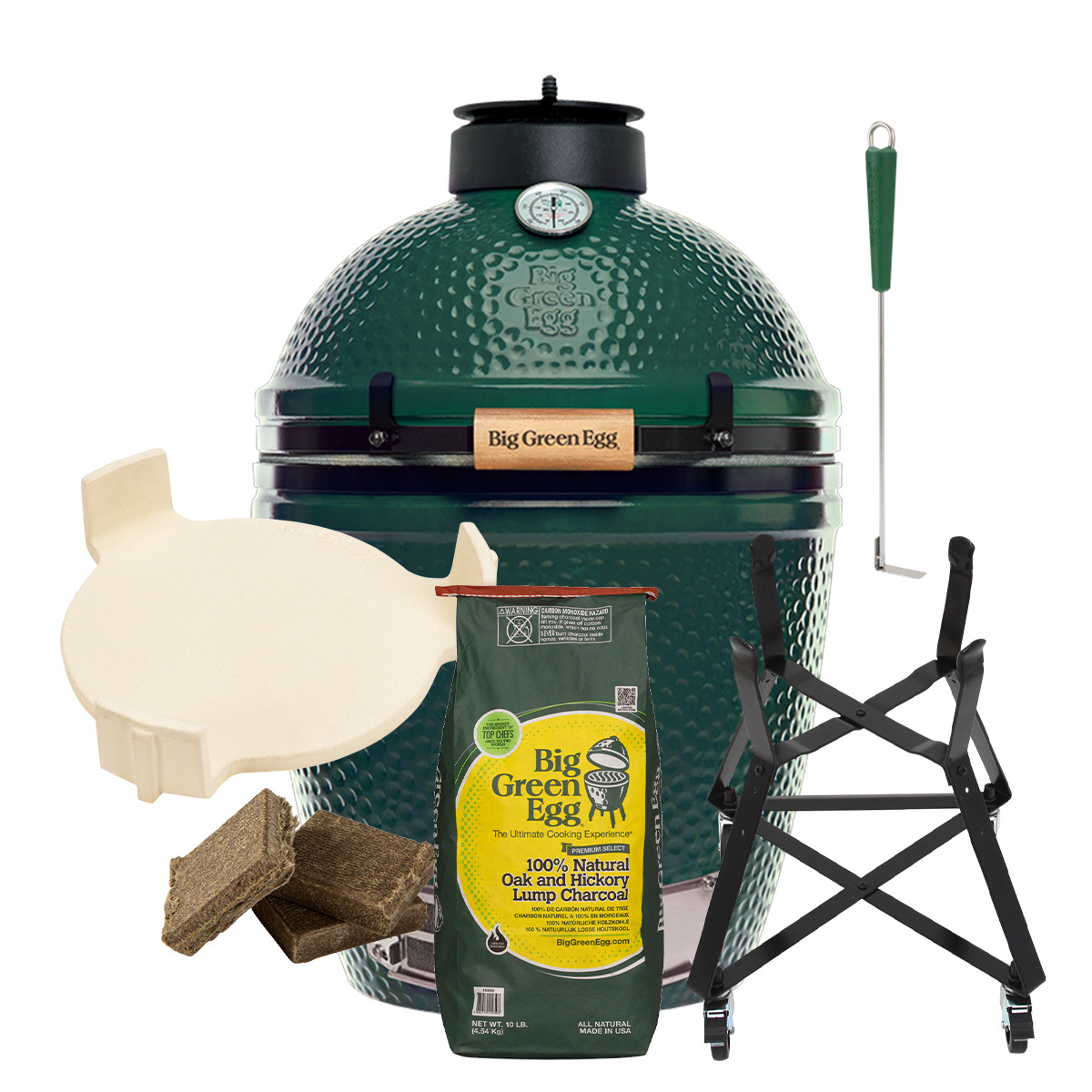 Big Green Egg M Keramikgrill Starter-Paket Big Green Egg M Keramikgrill Starter-Paket