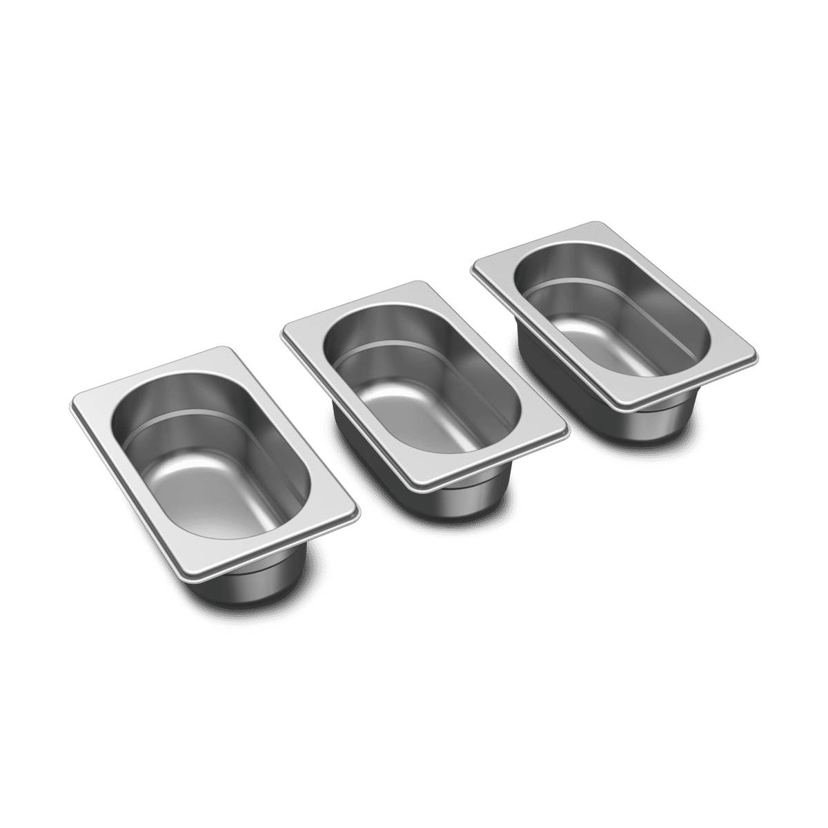 Miele FlexTop3-Bowls (Bowls, 3 Stücke) – Deckel‑Set