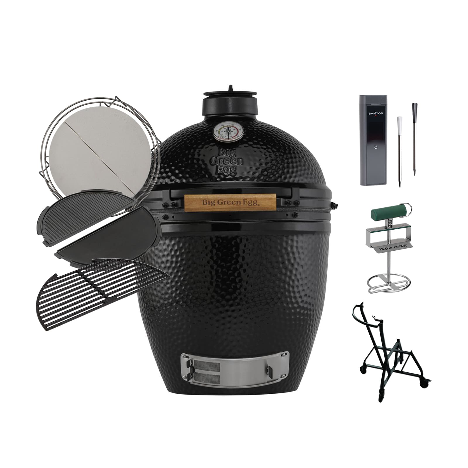 Big Green Egg Large Onyx | Low & Slow Bundle