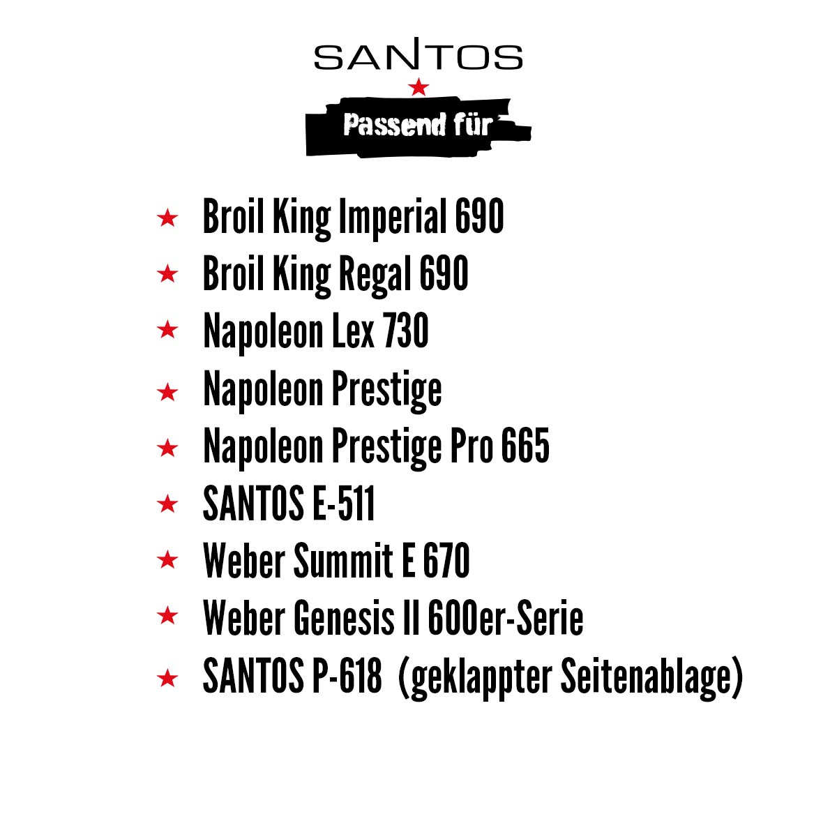 SANTOS Grill Abdeckhaube, PU-beschichtet, 196 x 64 x 125 cm