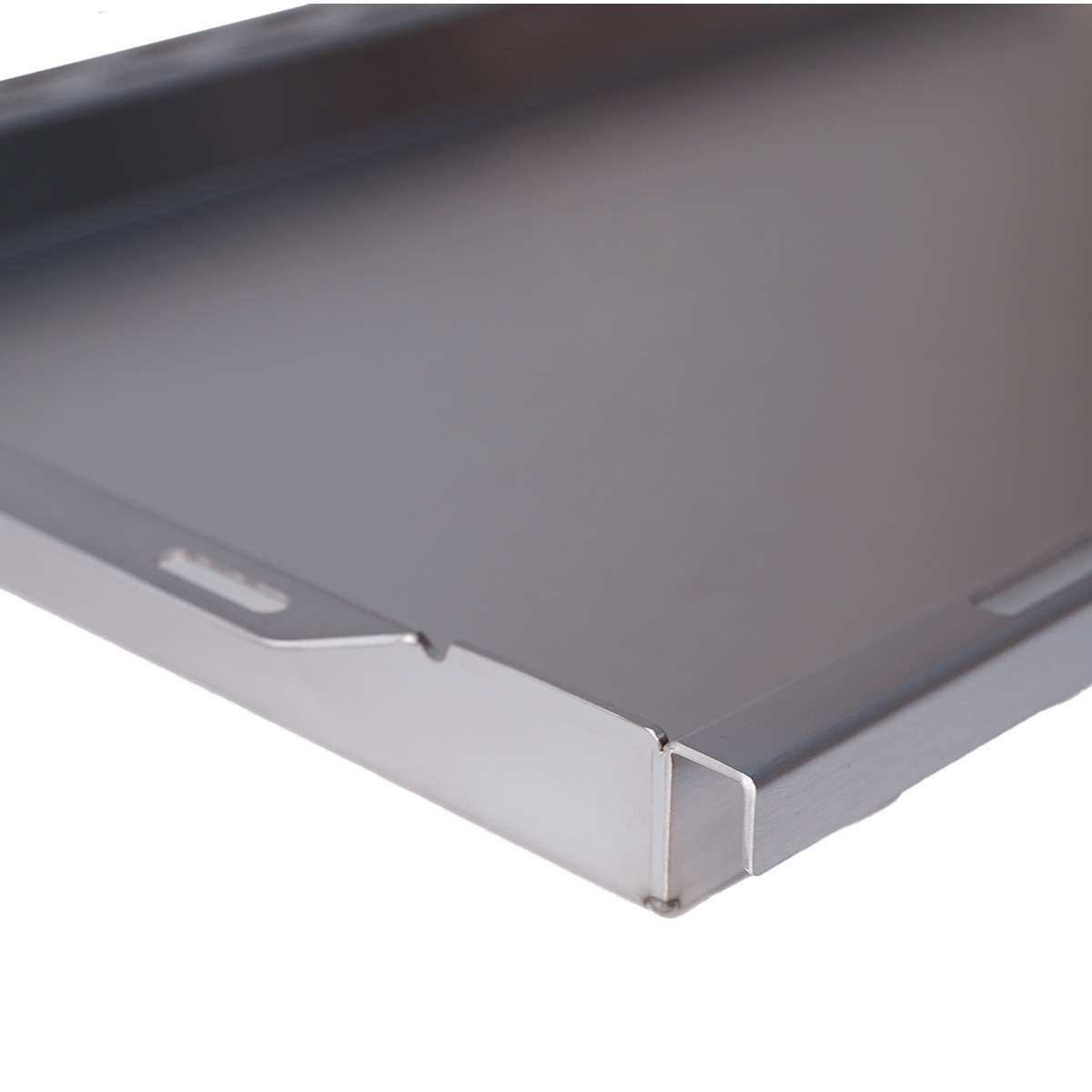 SANTOS Edelstahl XXL Plancha Santos Edelstahl XXL Plancha Detail Ecke