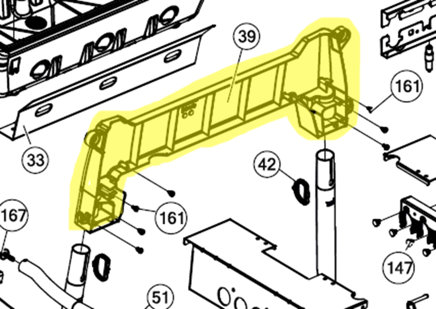Broil King Grillkammerverstärkung hinten PORTA CHEF Broil King Grillkammerverstärkung hinten PORTA CHEF