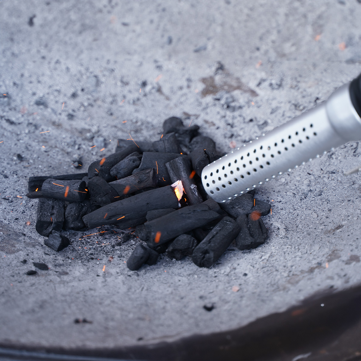 SANTOS Elektrischer Grillanzünder | Heißluft Anzünder