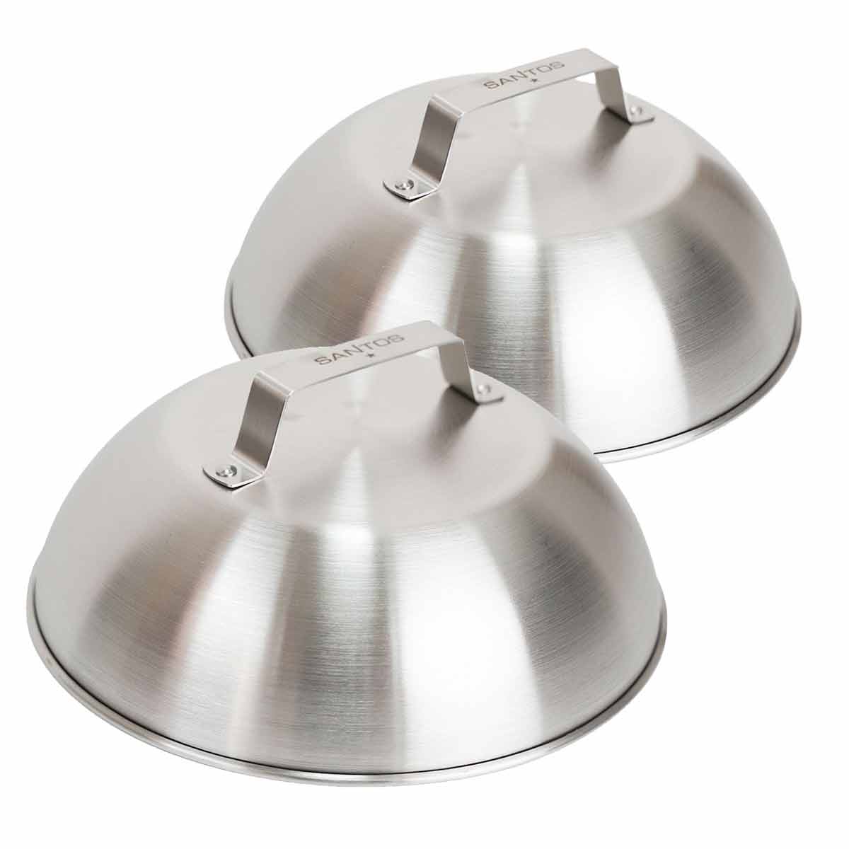 SANTOS Schmelzglocken Edelstahl | 2er-Set