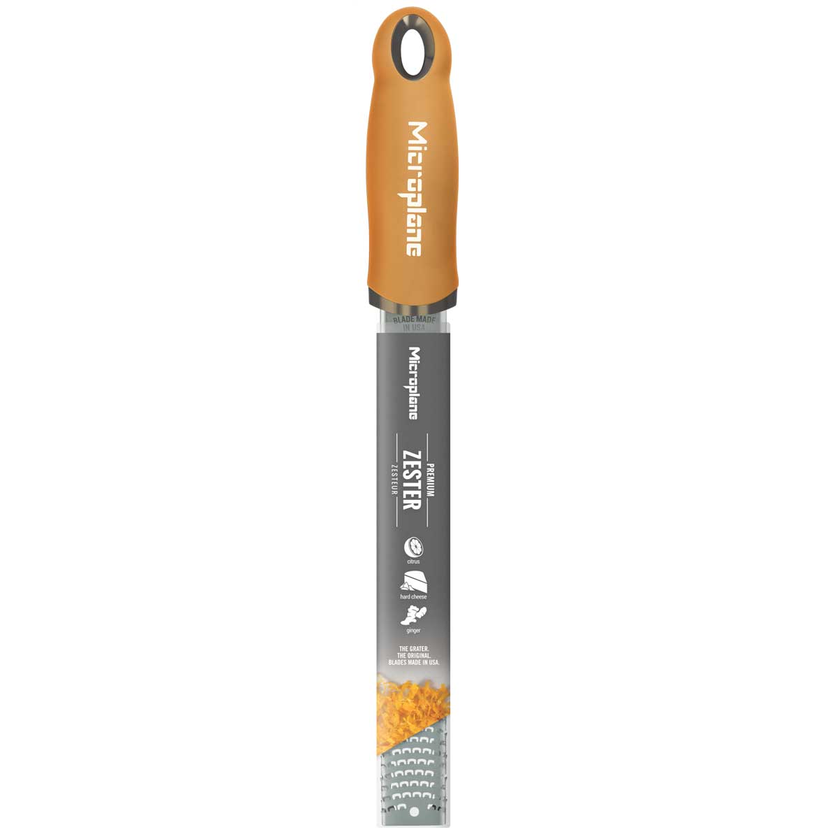 Microplane Premium Reibe / Zester, Senfgelb Microplane Premium Reibe / Zester, Senfgelb