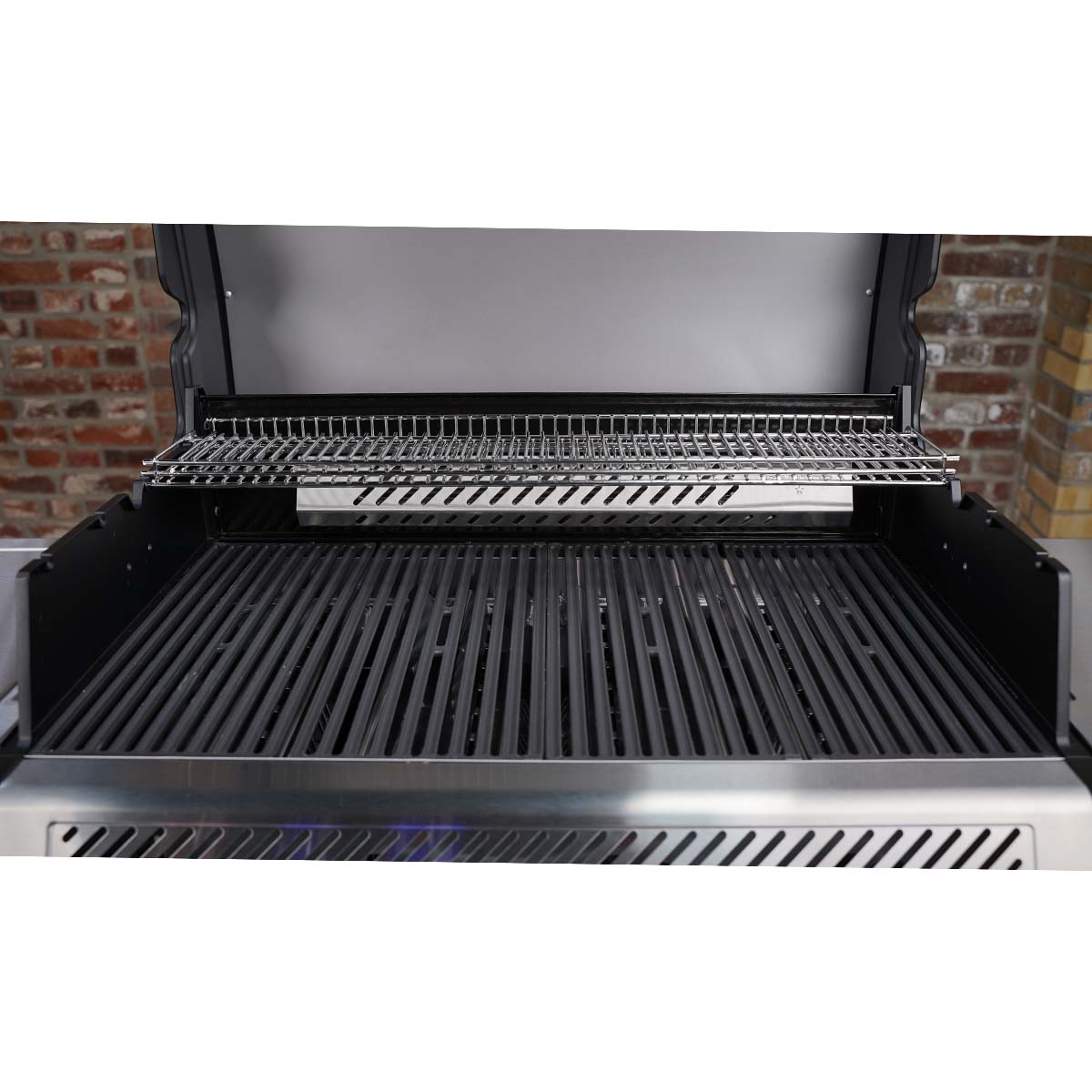 SANTOS S-418 Pro Edelstahl I Seiten- & Heckbrenner | Ready2Grill Bundle