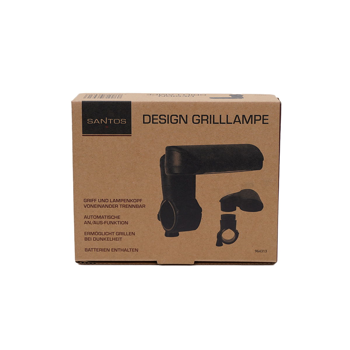 SANTOS Design Grilllampe |  automatisch steuerbar
