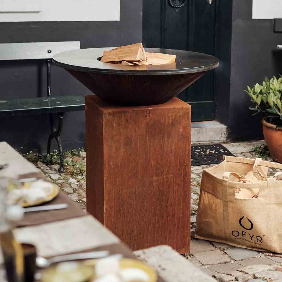 OFYR Feuerplatte Classic+ 85, Corten