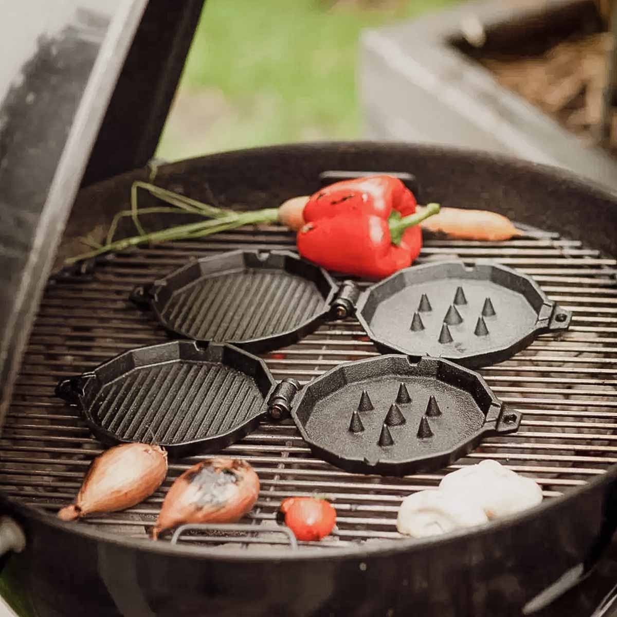 SANTOS Burgerdevil Burgereisen, Gusseisen, Ø 12 cm SANTOS Burgerdevil Burgereisen, Gusseisen, Ø 12 cm