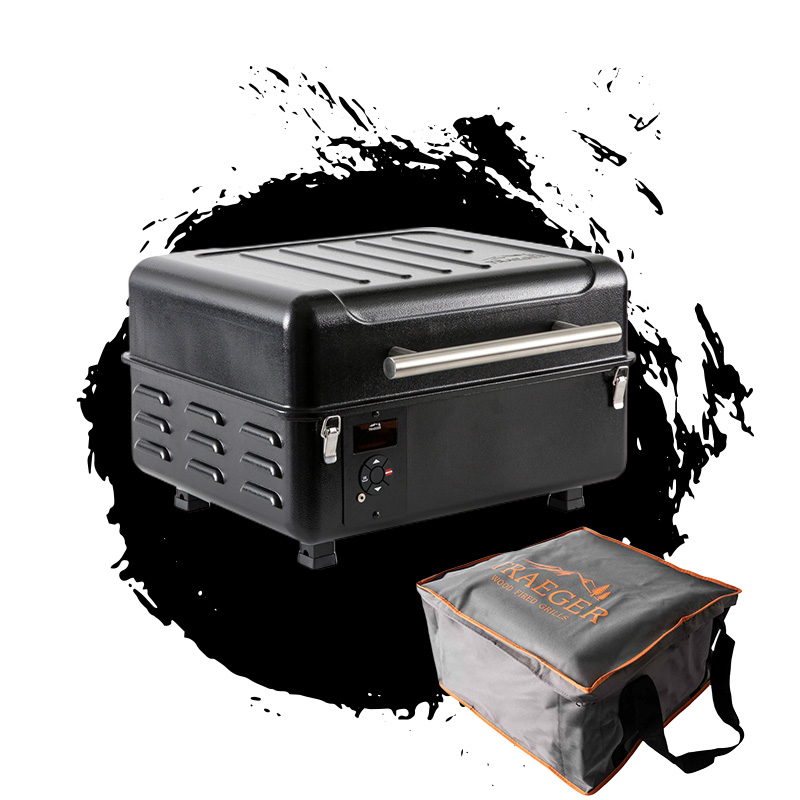 Traeger mobiler Pelletgrill Ranger | Schwarz inkl. Transporttasche Traeger mobiler Pelletgrill Ranger | Schwarz inkl. Transporttasche