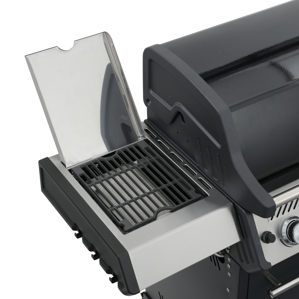 Santos Gasgrill S 318 Schwarz Seitenbrenner