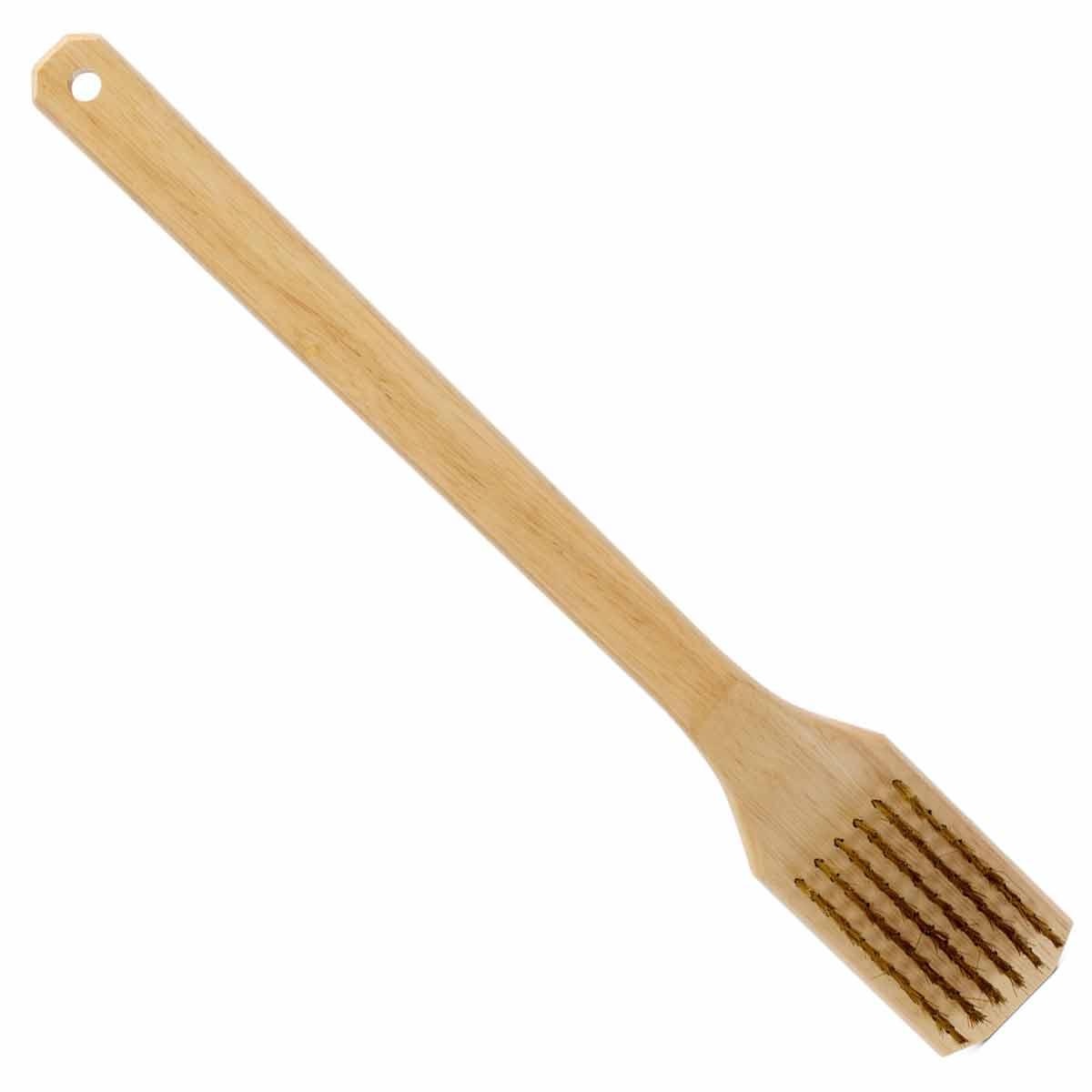 Napoleon Essential Grillbürste mit Messingborsten und Holzgriff