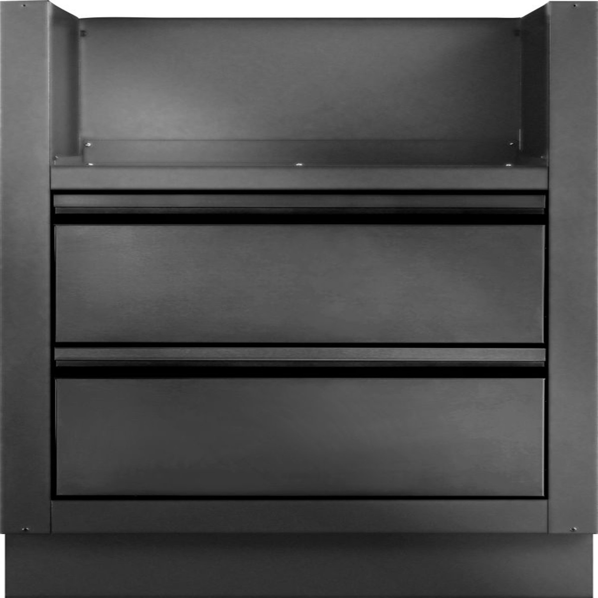 Seitenbrenner-Einbauschrank für BIB18, mattschwarz