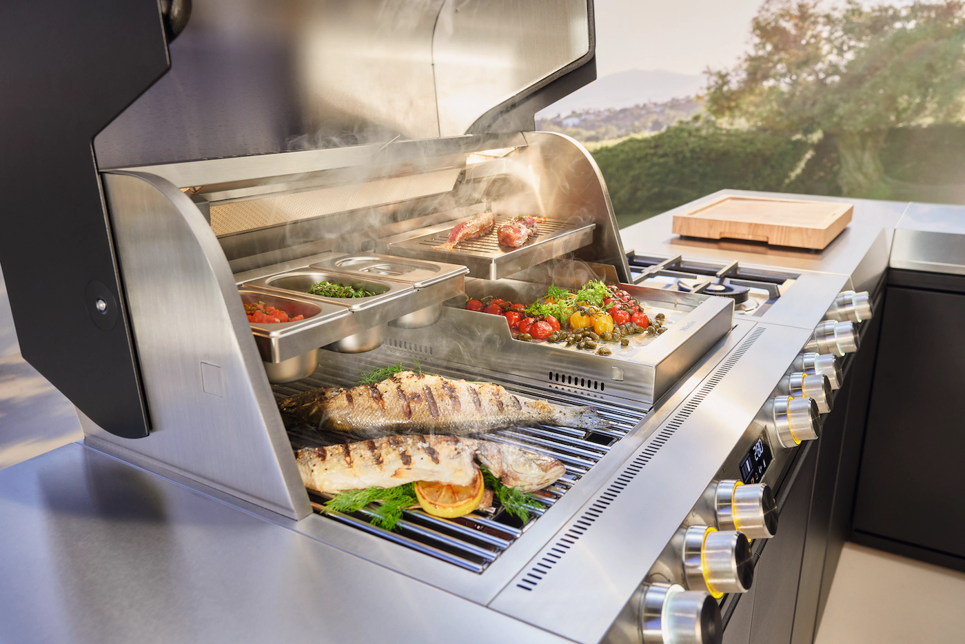 Miele Fire Pro L 4 PD – 4 Brenner und drei Schubladen – Gasgrill