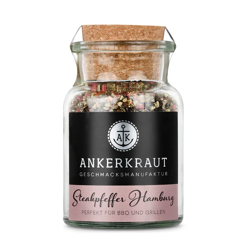 Ankerkraut Steakpfeffer Hamburg im Korkenglas, 80g