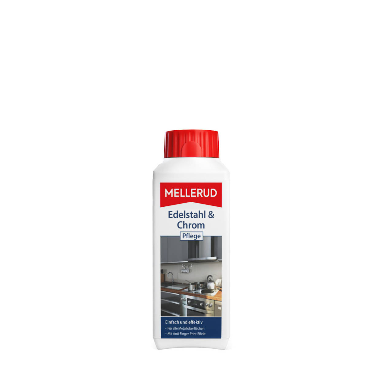 Reiniger und Pflegemittel für Edelstahl und Chrom von Mellerud