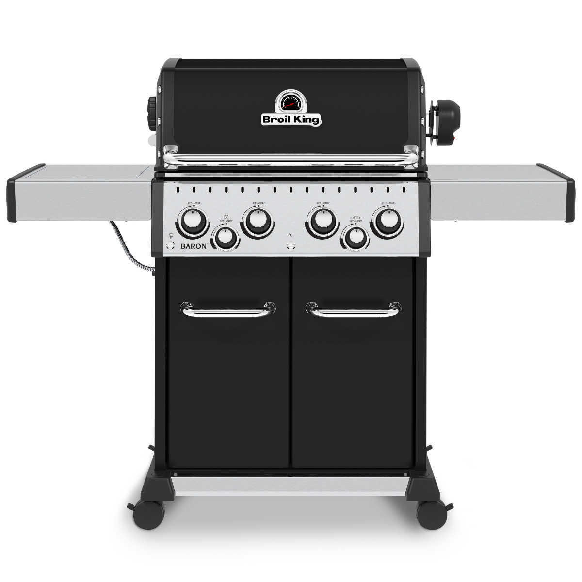 Broil King Baron 490 inkl. Drehspieß inkl. Edelstahl-Gussroste