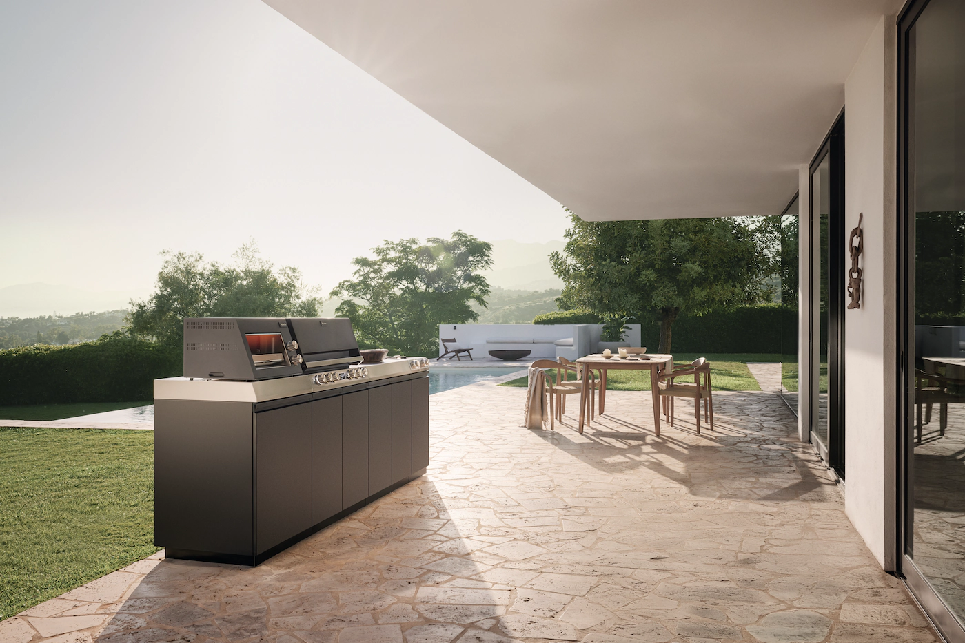 Miele Fire Pro L 4 PD – 4 Brenner und drei Schubladen – Gasgrill