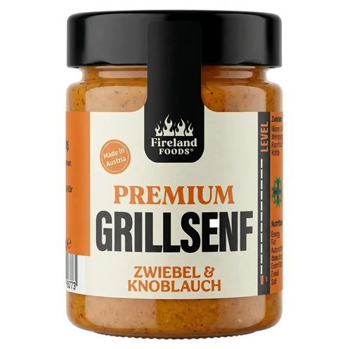 Grillsenf Zwiebel & Knoblauch, 180g