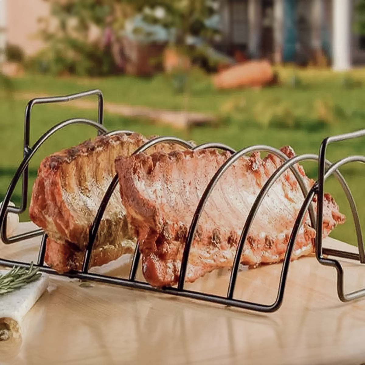 SANTOS Spareribs Halter Koteletthalter Bratenkorb