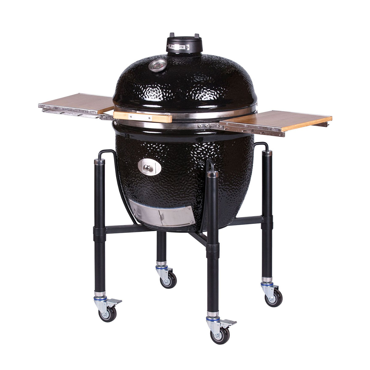 Monolith LeChef BBQ Guru Pro 2.0 inkl. Gestell & Seitentische | Schwarz