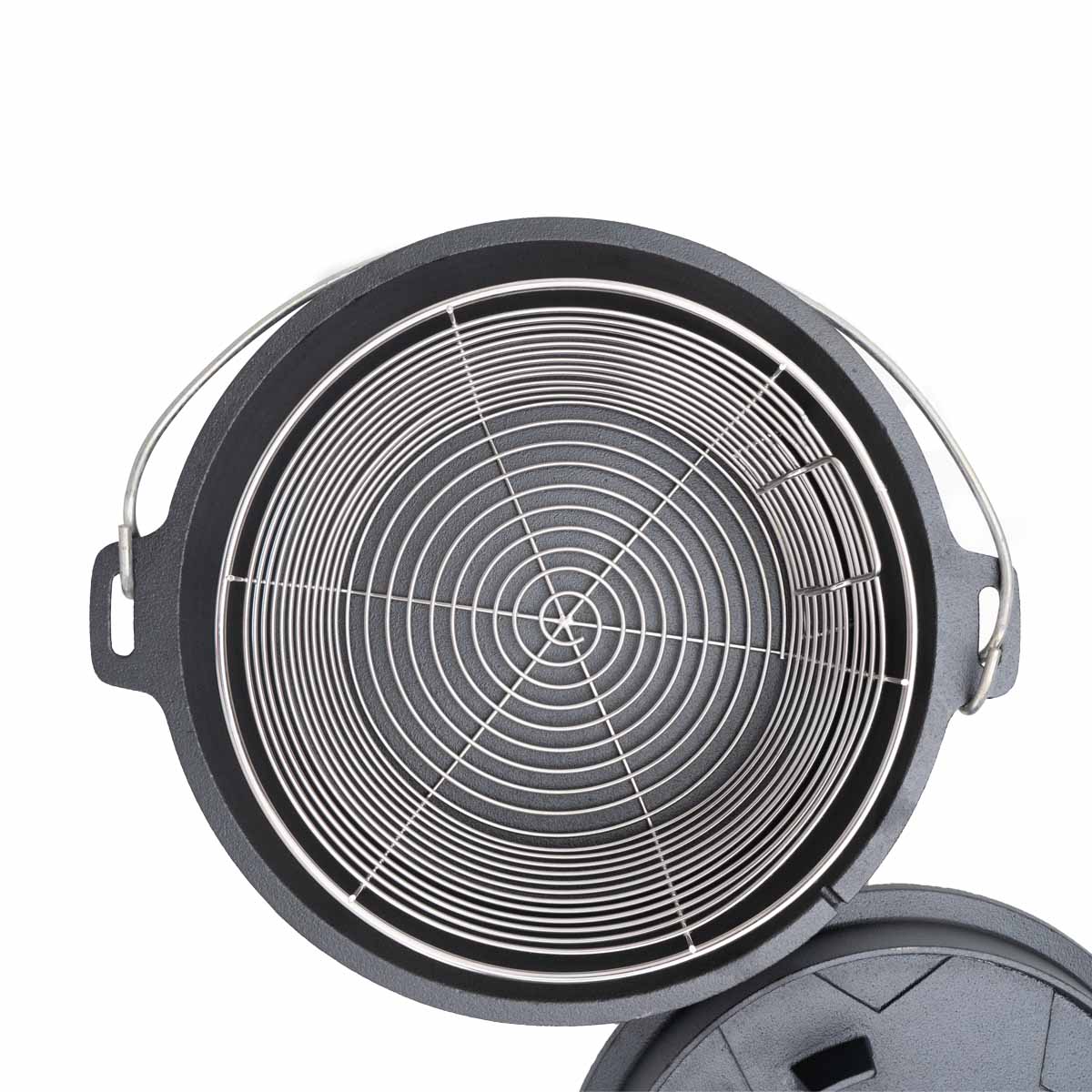 SANTOS Dutch Oven 9qt ohne Füsse mit Frittierkorb