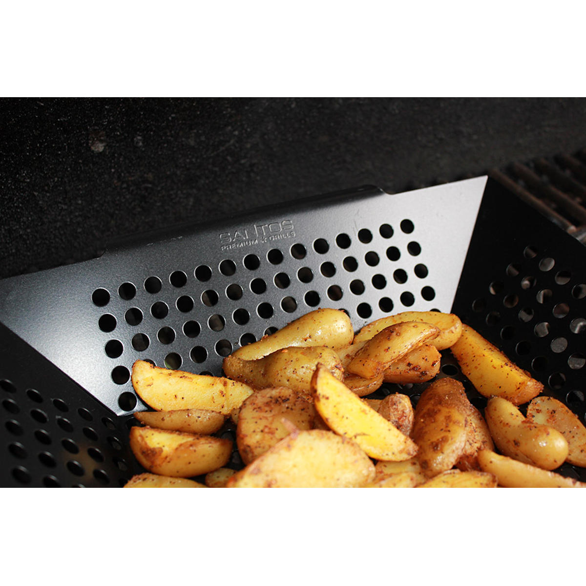 Santos Grillwok schwarz 30 5 x 30 5 Santos Grillwok schwarz 30 5 x 30 5