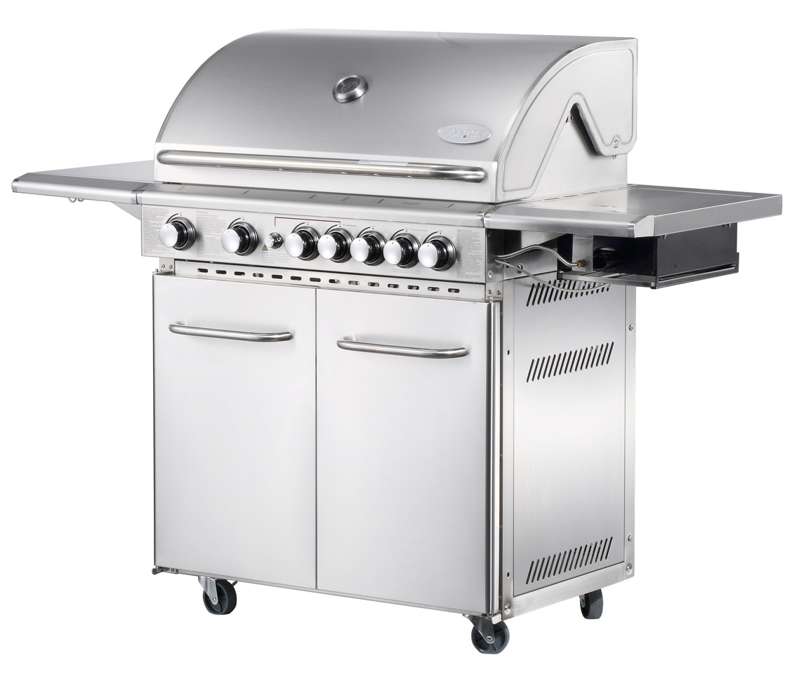 SANTOS Gasgrill E-518 (Eden), mit Seiten- & Heckbrenner SANTOS Gasgrill E-518 (Eden), mit Seiten- & Heckbrenner