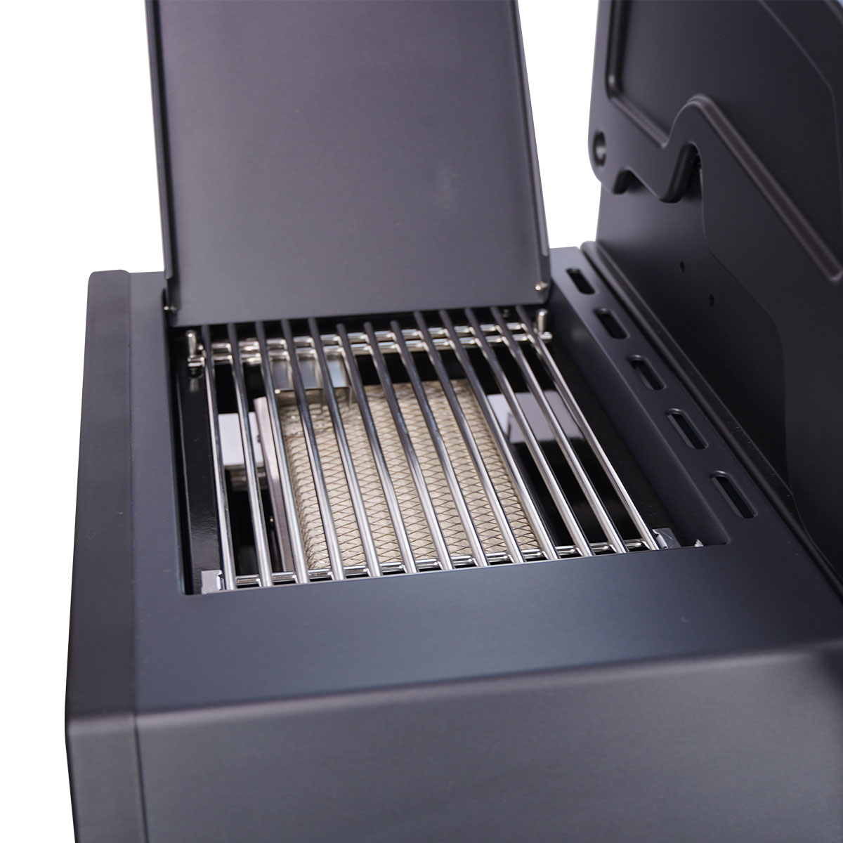 Santos S-518 PRO All Black Matt | Seiten- & Heckbrenner | Ready2Grill Bundle