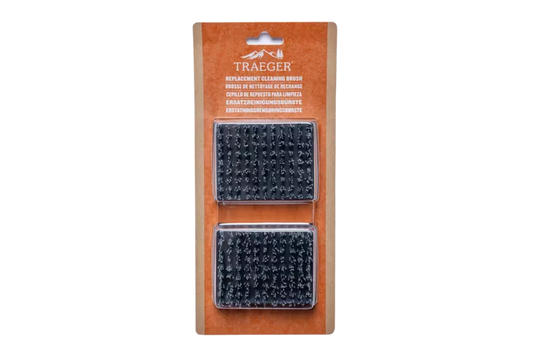 Traeger Ersatz-Bürstenköpfe für Grillbürste – 2er Pack