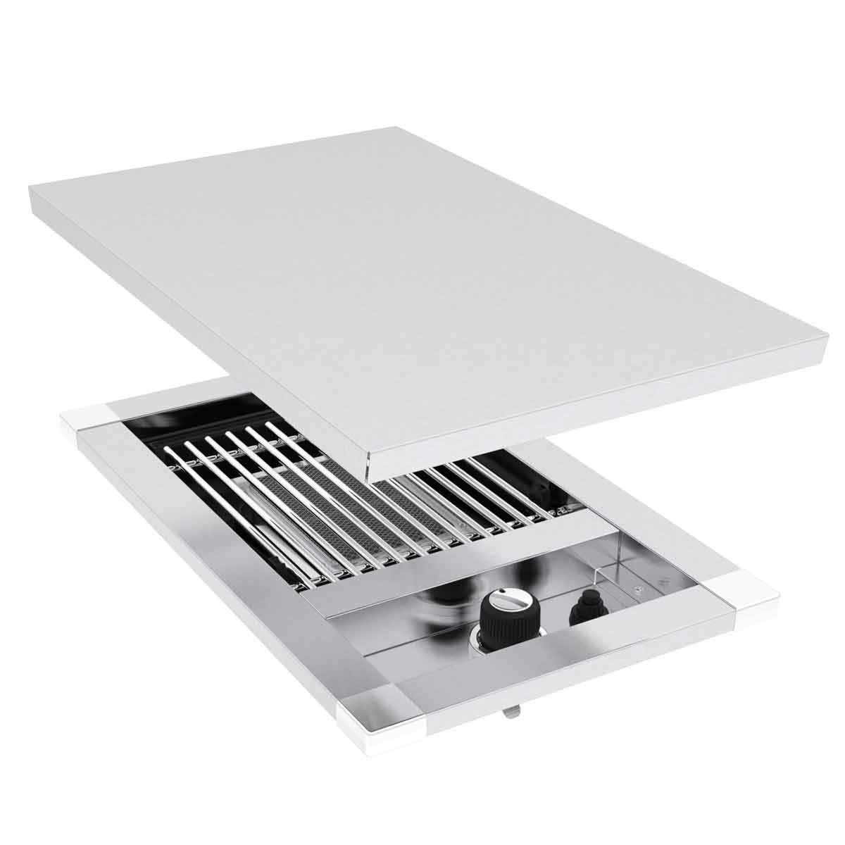 Broil King S 100 Einbau-Infrarotbrenner mit Edelstahl Abdeckung