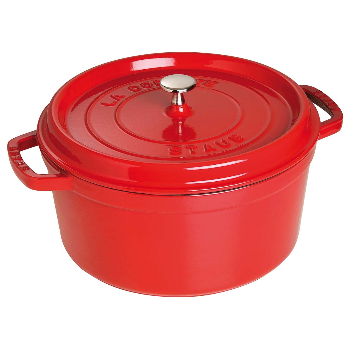 STAUB Cocotte | 28 cm | Kirsch-Rot | Gusseisen STAUB Cocotte | 28 cm | Kirsch-Rot | Gusseisen