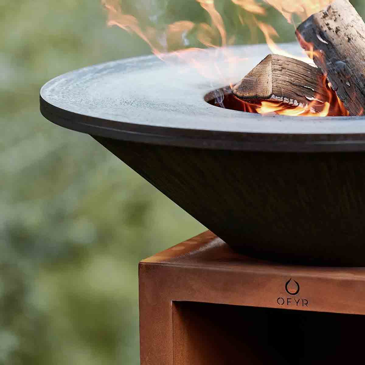 OFYR Feuerplatte Classic+ Storage 85, Corten