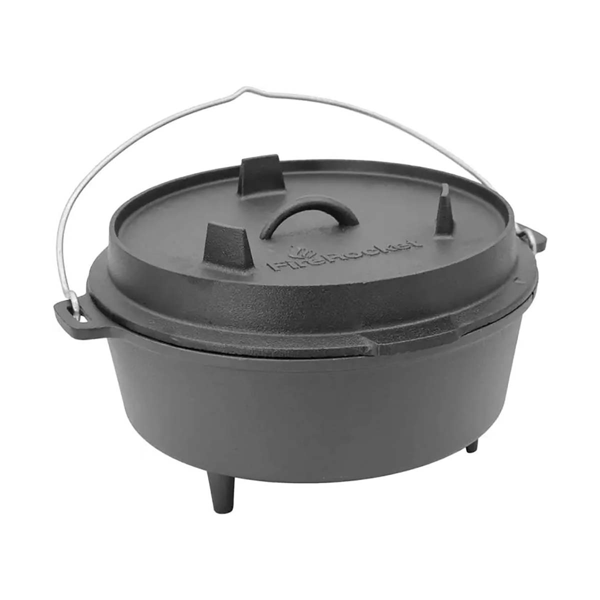 FireRocket Dutch Oven 6qt | 5,5L | mit Füßen