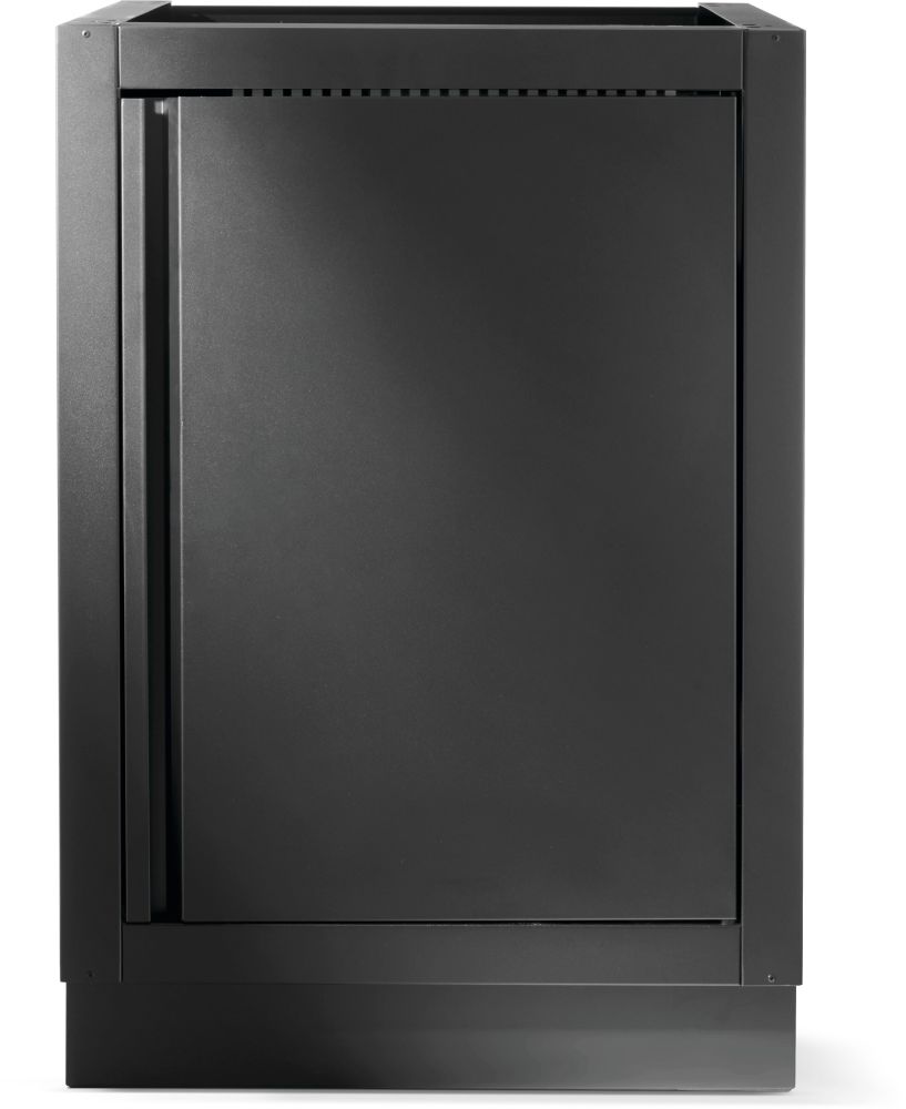 Gasflaschenschrank mit Auszug, mattschwarz