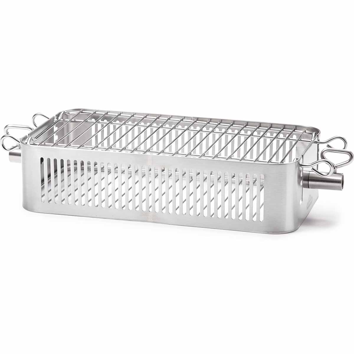 Napoleon Edelstahl Grillkorb für Drehspieß, einstellbar Napoleon Edelstahl Grillkorb für Drehspieß, einstellbar