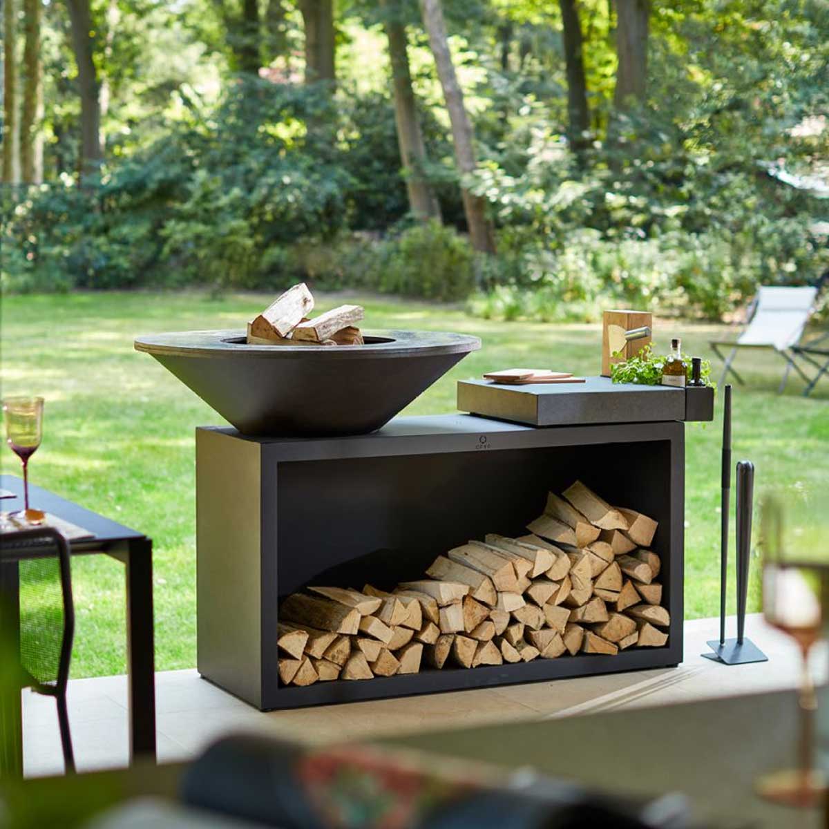 OFYR-Island+ Black 100 Ceramic Dark Grey