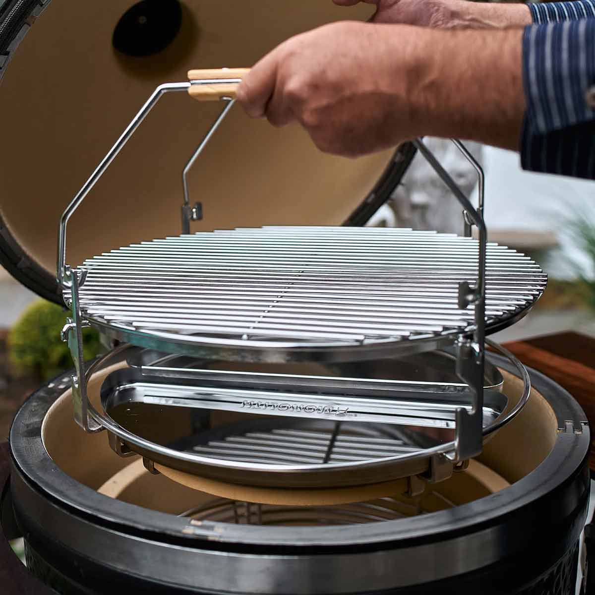 Monolith Keramikgrill Two.66 Detailansicht: Smart Grid System