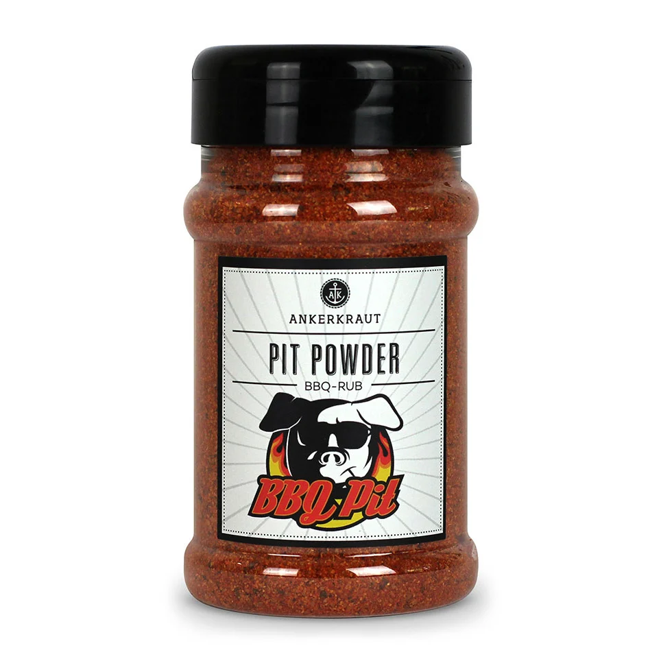 Ankerkraut BBQ-Rub Pit Powder im Streuer, 210g